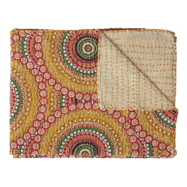 Taj hotel shop kantha throw